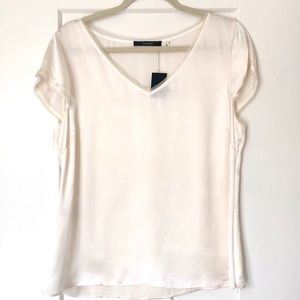 Tahari Ivory Silk Blouse